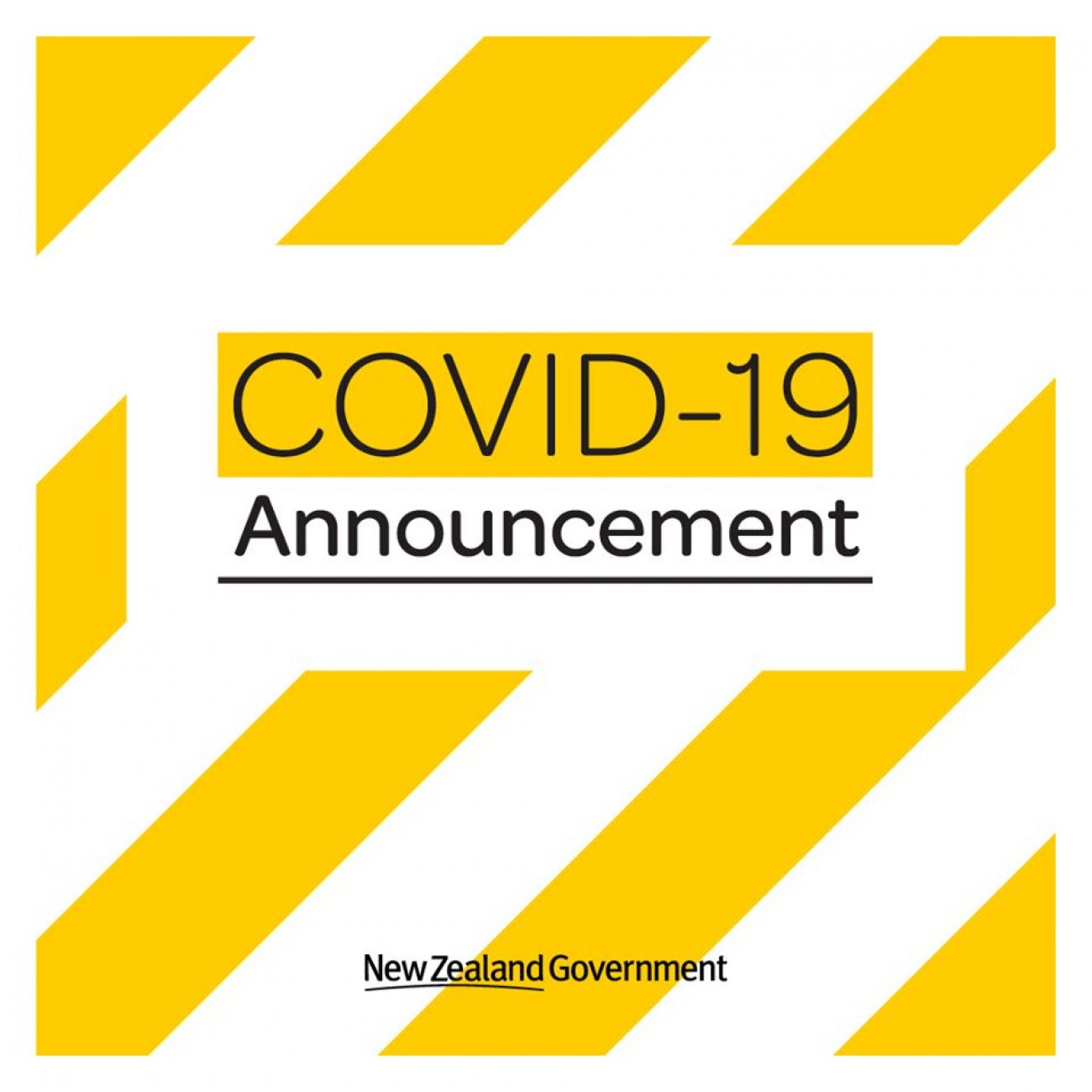 Recent Government Announcements and Advice – Covid-19