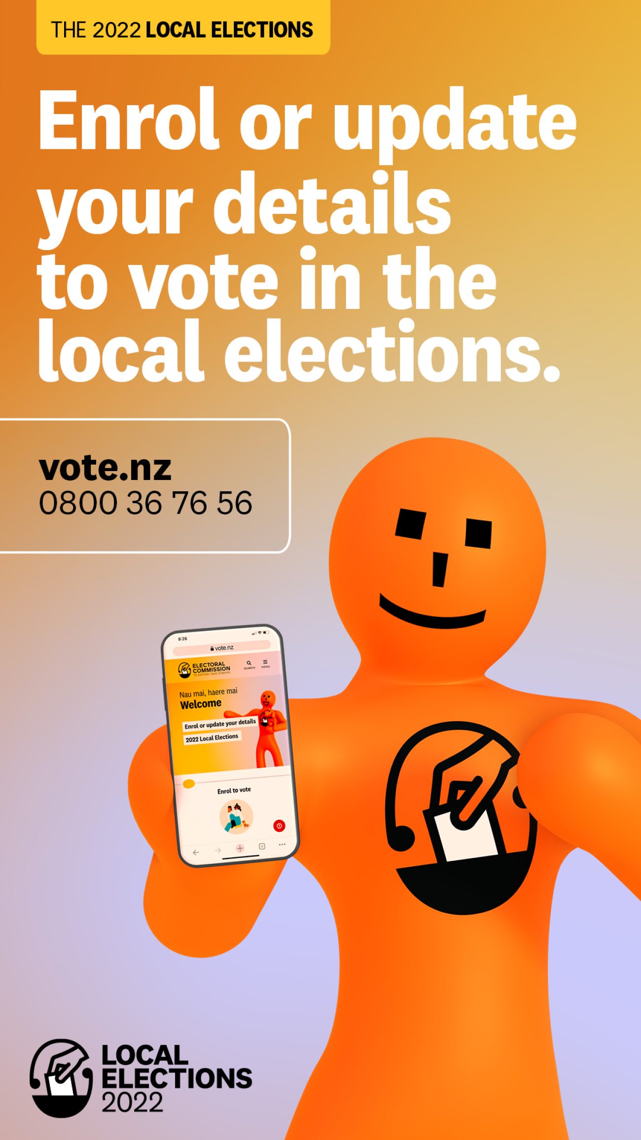 Vote 2022 – Nominate and enrol