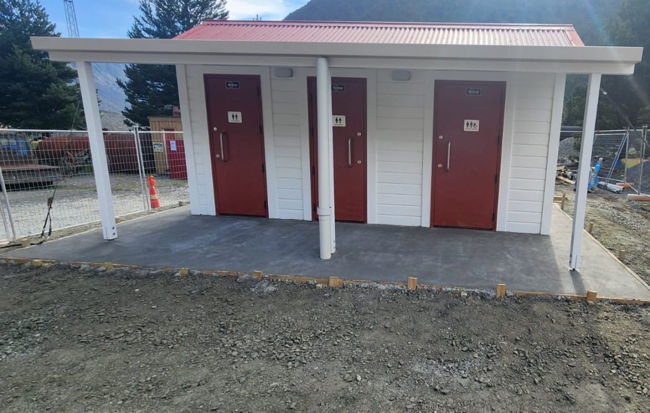 Public toilet works nearing completion