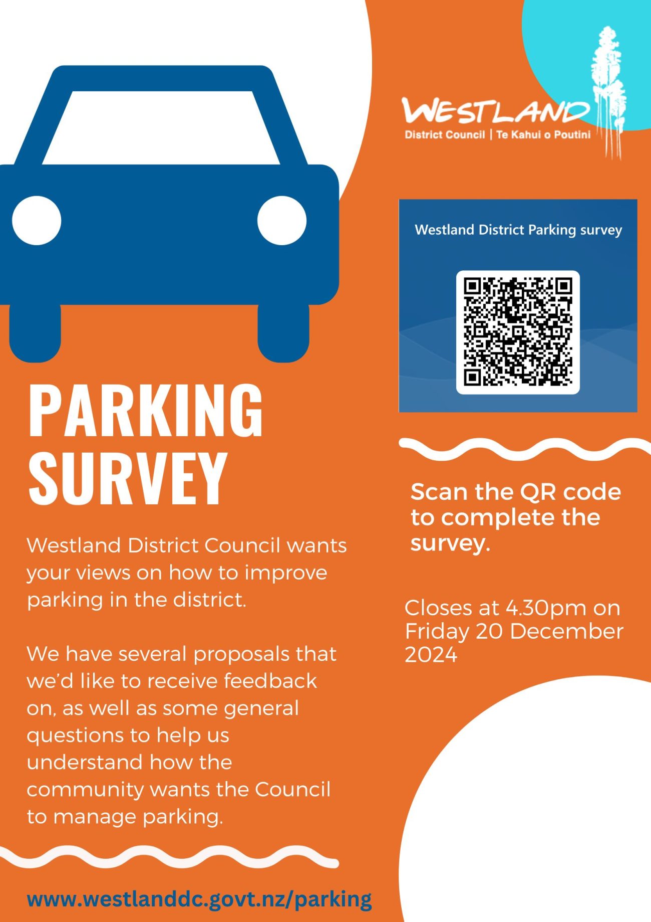 Tell us what you want for parking in Westland