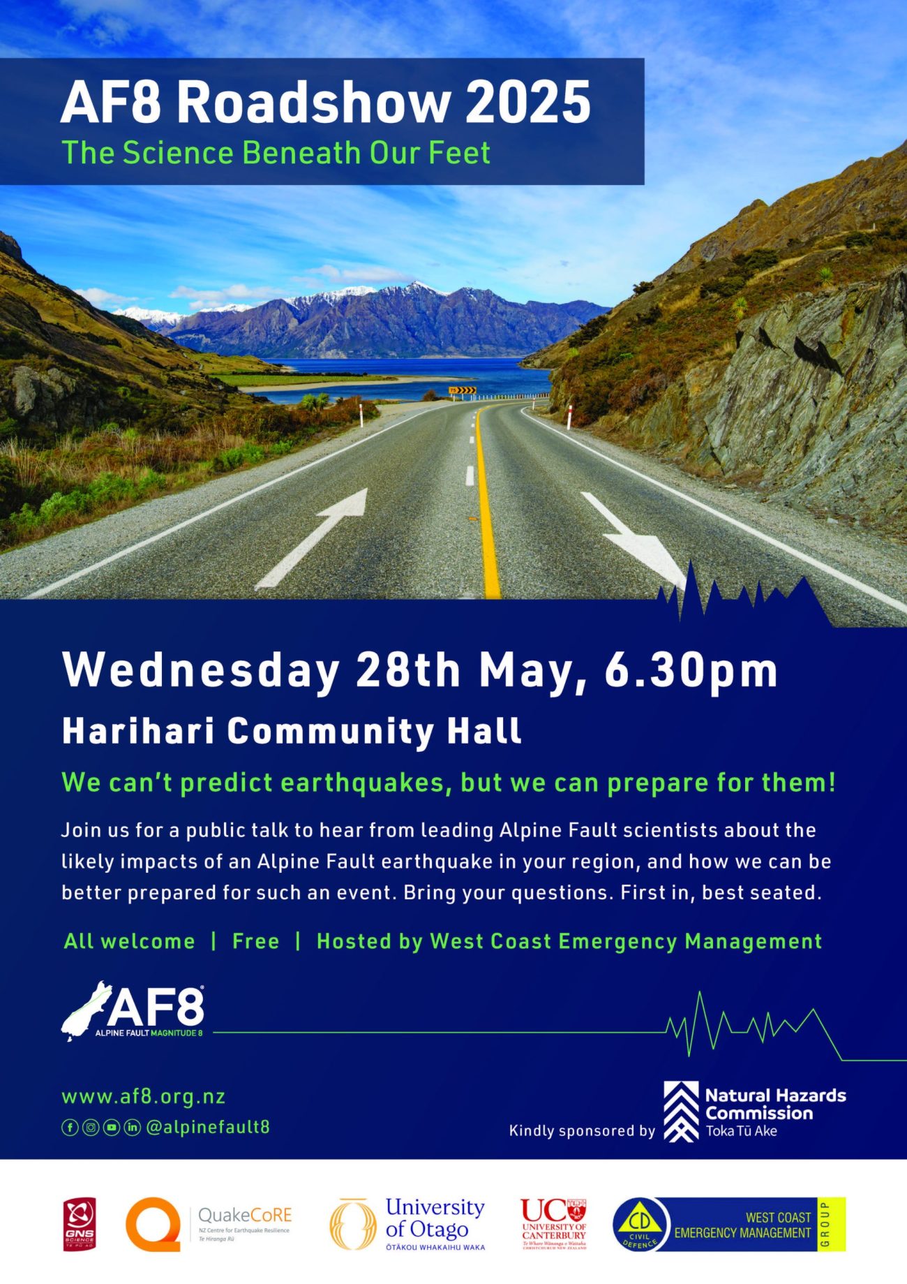 The AF8 Roadshow is here to bring you the latest science on likely impacts to the West Coast