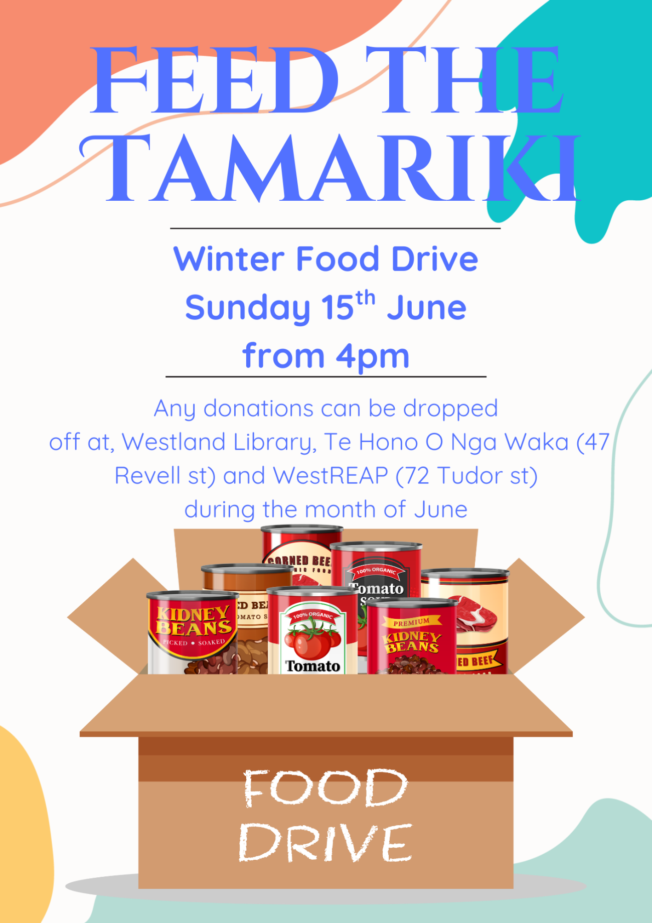 Mid-winter food drive
